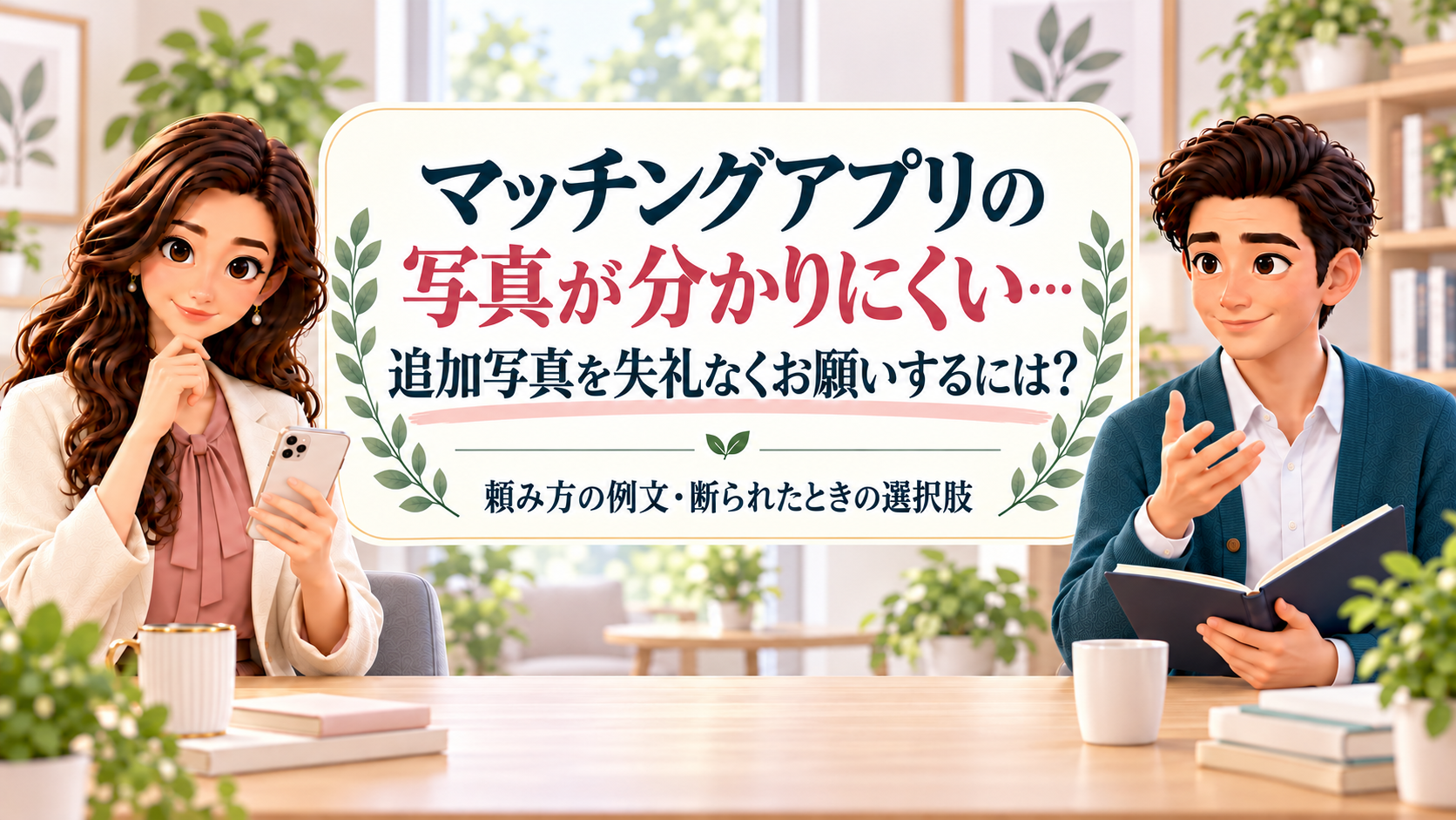 追加写真の頼み方と断られたときの選択肢を案内する、かんなとけん