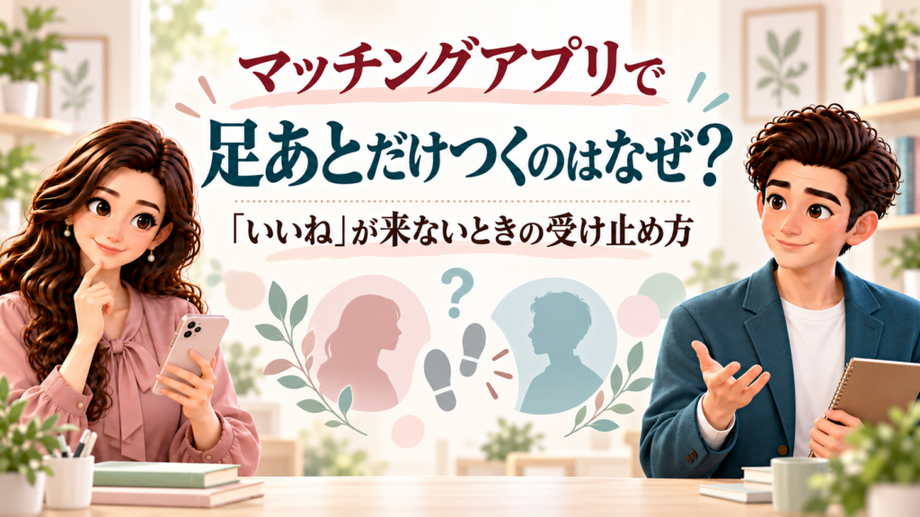足あとといいねの違いを整理する、同僚アドバイザーのかんなとけん