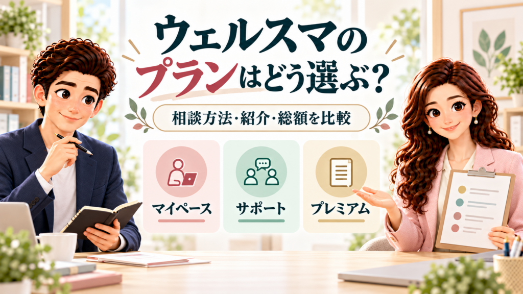 ウェルスマの3プランを相談方法・紹介・総額で比較するかんなとけん
