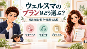ウェルスマの3プランを相談方法・紹介・総額で比較するかんなとけん